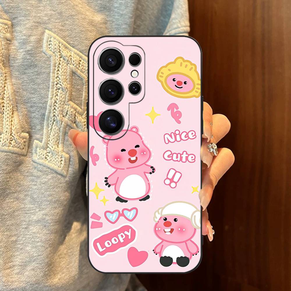 Cute L-loopy Phone Case For Samsung S 24 Fe 25 Ultra Plus 20 Lite 21 30 22 23 24 22 Ultra 5G Fundas