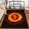 Eye of Sauron Design Rug Non-slip Rug Suitable for Living Room and Bedroom Sofas.