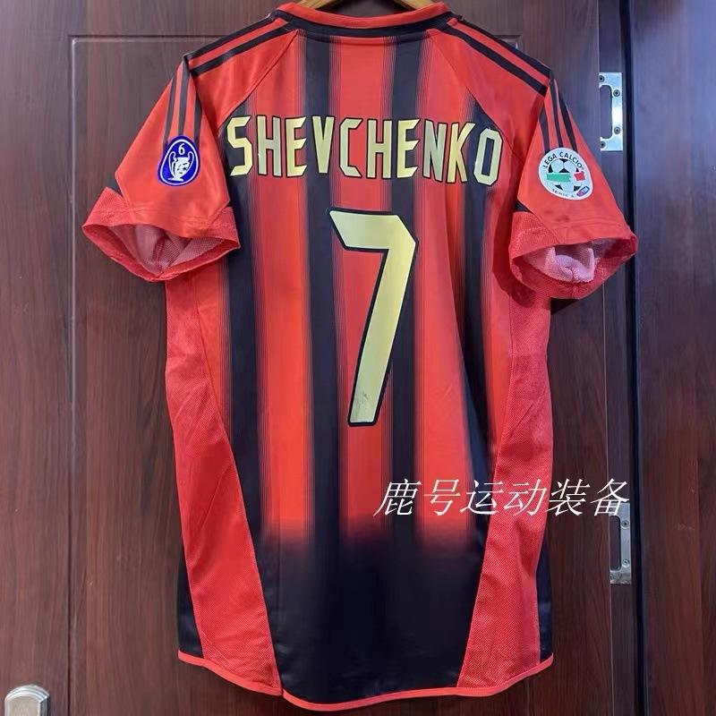 Vintage Jersey Football Uniform Classic Henry AC Ronaldo Rolca Beckham Jersey