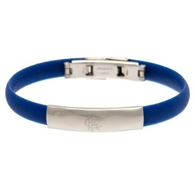 Rangers FC Braccialetto Crest in Silicone