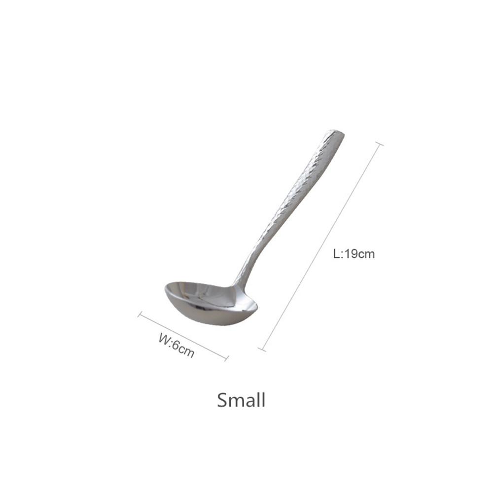 

304 нержавеющая сталь утолщенный половник для супа, суповая ракушка для горячего горшка, узор в виде молотка, углубленный черпак, каша, домашняя трапеза