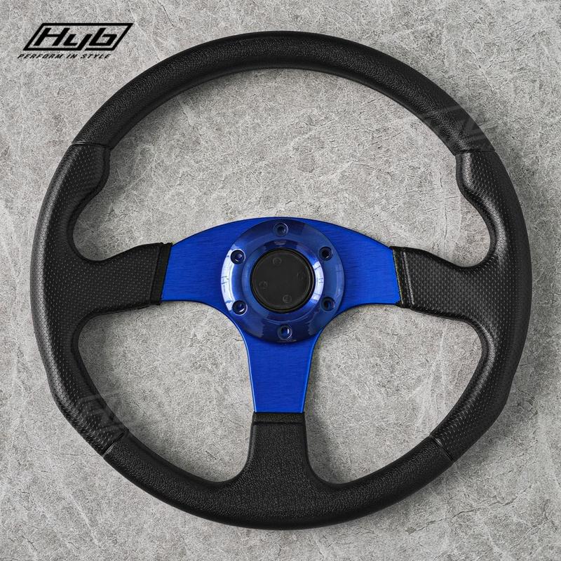 Classic Sports Racing Car Steering Wheel Universal 13 Inches 330MM PU Steering Wheel