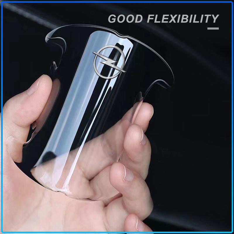 Car Door Transparent Strip Rearview Mirror Anti-Collision Protection Strip For Opel crosa d astra h insignia astra j zafira b mokkaastra vivaro astra
