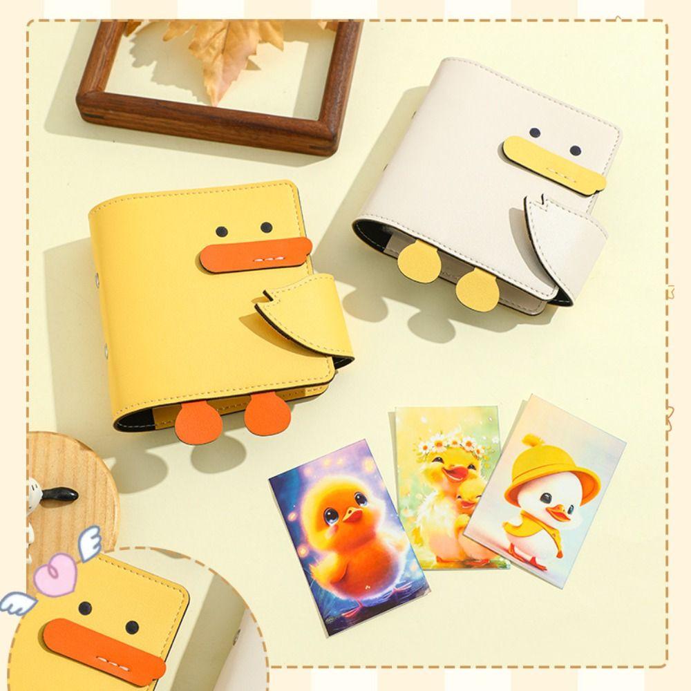 One Grid Postcard Storage Album Yellow Duck Photo Storage Album Card Album  Gift Giving