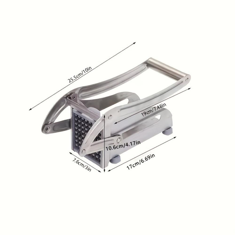 1 Set Stainless Steel Fruit Cutter, Vegetable Cutter, French Fry Cutter, Potato Slicer, Vegetable Chopper Kitchen Gadgets