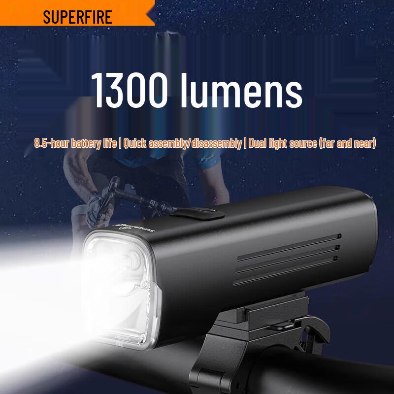 Shenhuo BL12 USB Rechargeable Bicycle Headlight Flashlight