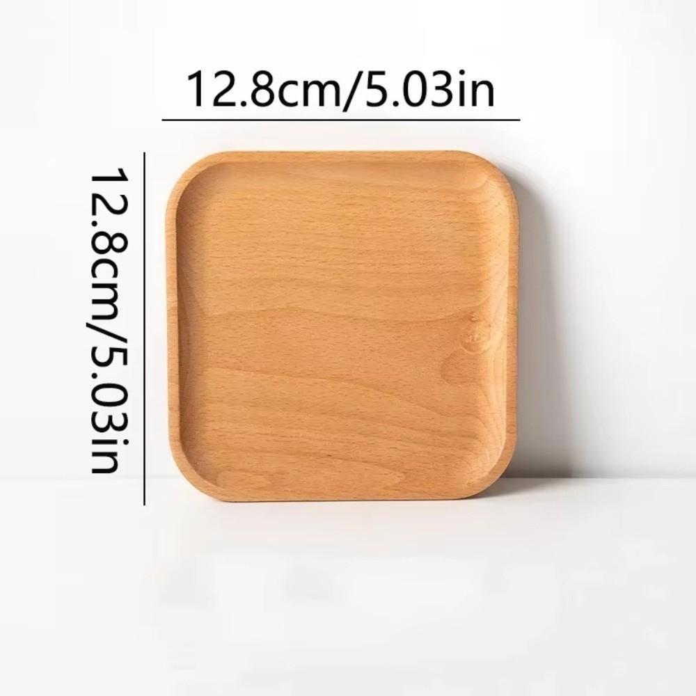 Japanese Style Wooden Plate Tray Wooden Tableware Tray New Serving Tray  Home Kitchen