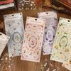 Retro stickers, fairy tale style, hand-held tent, guka DIY decoration, phone back card collage