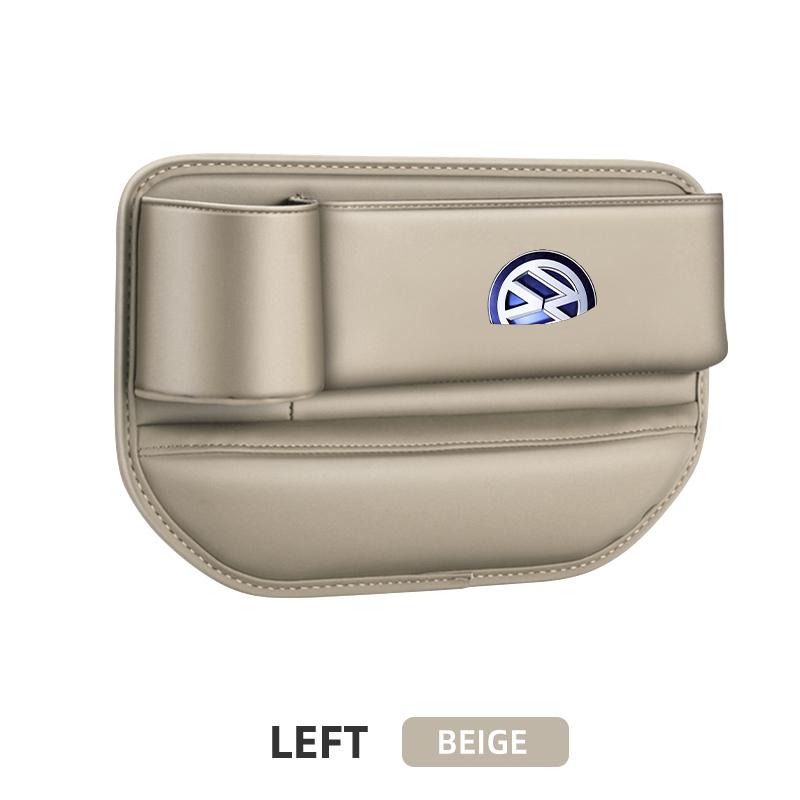 Car Seat Gap Storage Box Water Cup Holder Car Accessories For Volkswagen VW GTI Rline R Polo Golf MK8 Passat Magotan Tiguan