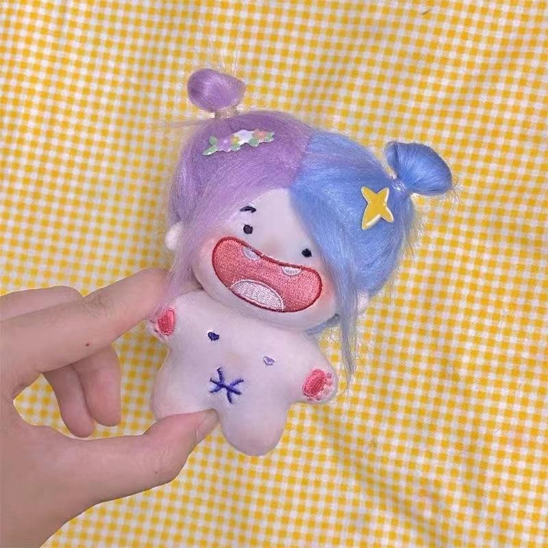 Constellation Cartoon Missing Teeth Plush Doll Toy Ornament Gift Multiple Colors