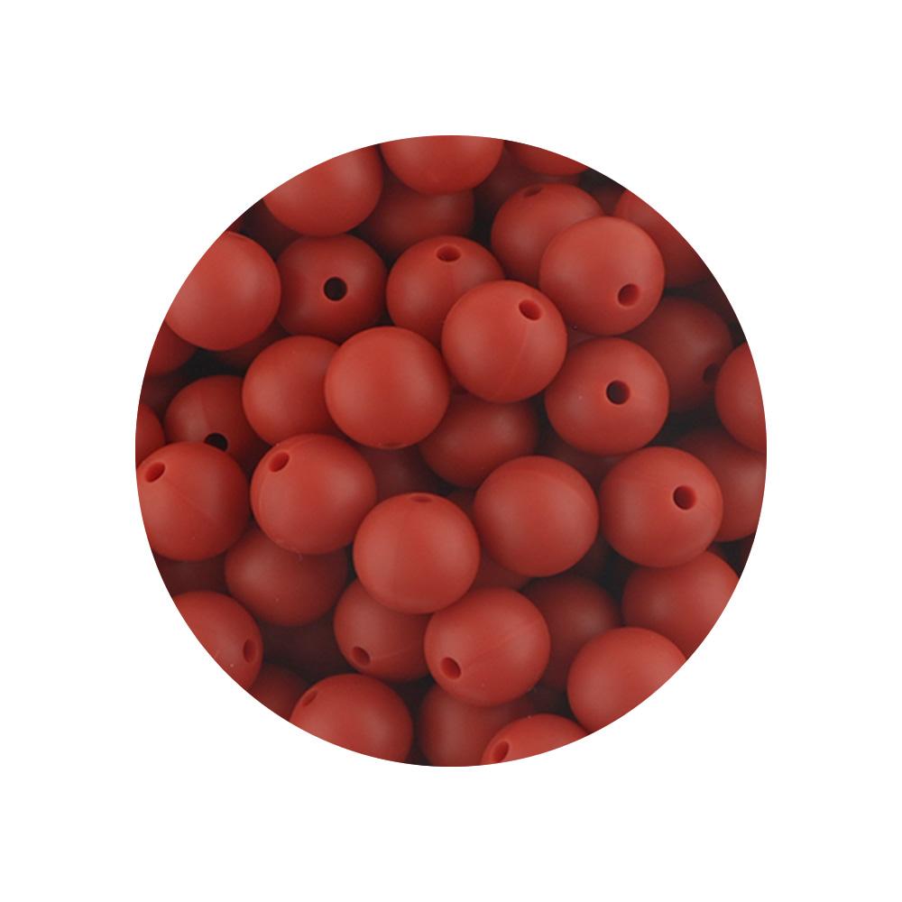 Kovict 9MM 40-80Pcs Round Silicone Bead 9MM Food Grade For Jewelry Making DIY Bracelet Pacifier Chain Accessories