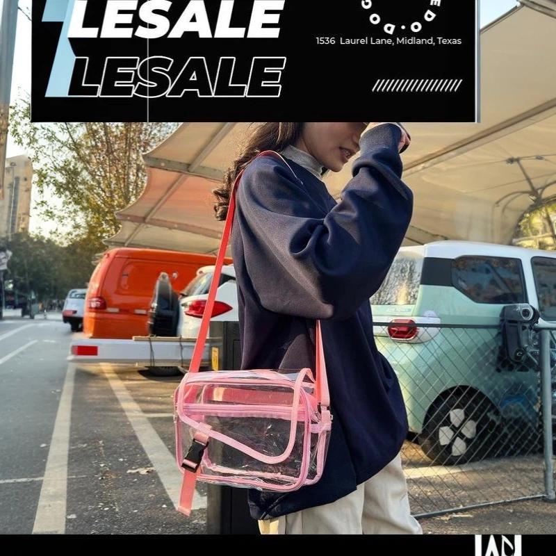 Klare PVC Umhängetasche Wasserdichte Transparente Umhängetasche Verstellbarer Riemen Große Kapazität Tasche Für Outdoor Reisen Täglichen Gebrauch