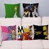 Cartoon The S-Simpsons Cushion Cover Car Throw Pillow Case For Sofa Car Christmas Gift 40x40cm 45x45cm