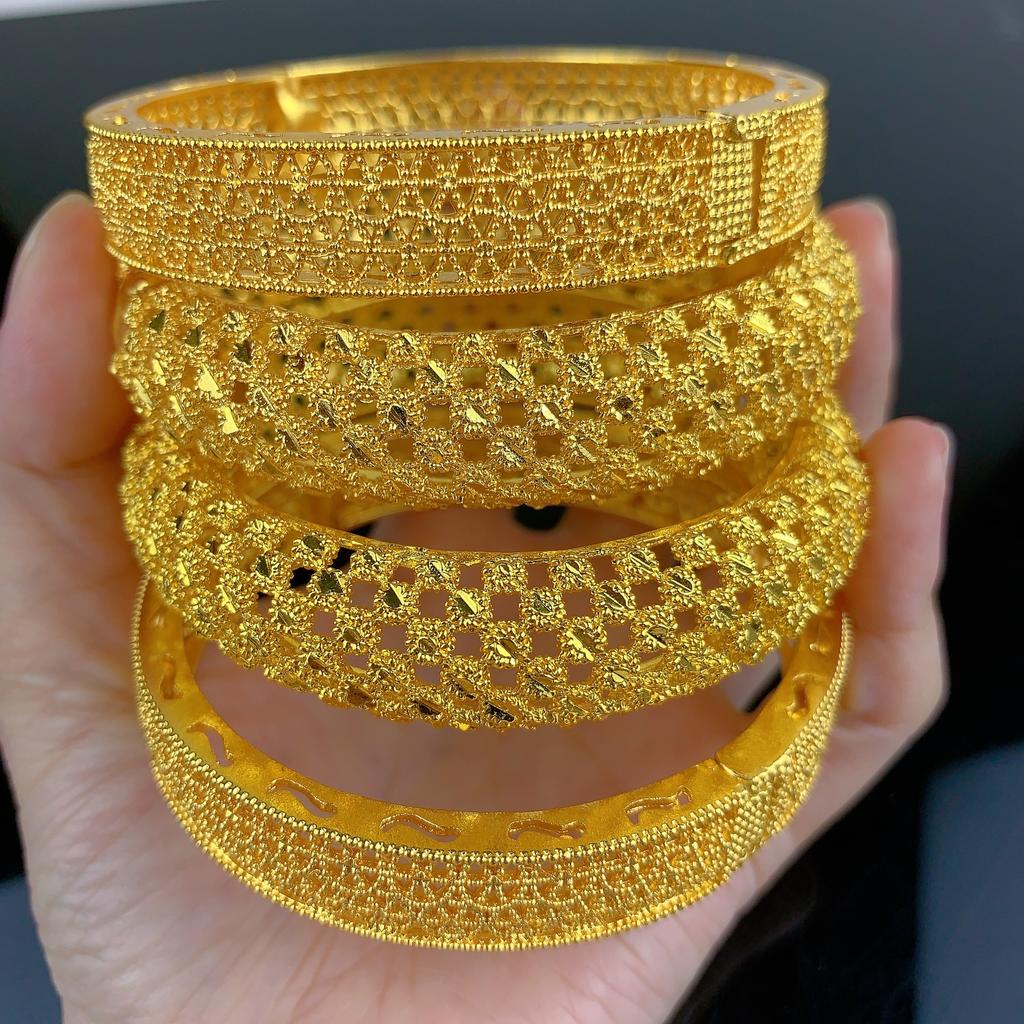 2026 Luxury Ladies Open Bracelet Dubai Bride Indian Light Luxury Women's Wedding Bracelet