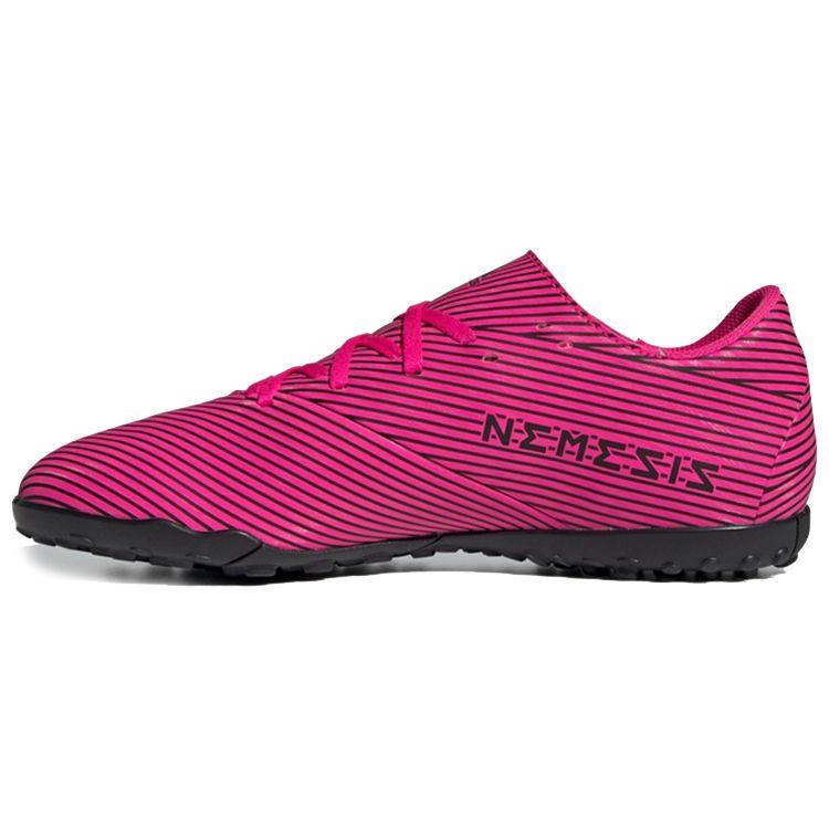 Adidas Nemeziz Round Toe Comfortable TF (Rubber Studs) Non-Slip Breathable Soccer Shoes Men Soccer Shoes Pink Black F34523