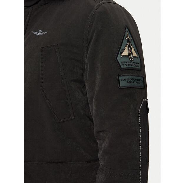 Winter Jacket Aeronautica Militare 242AB2195CT3431, Black, Standard Fit