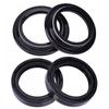 41x54x11 Fork Seal Compatible with KDX125 ZXR400 KLE650 KLR650 KL650 N650R ER6F ER6N (2PCS SEAL 2PC COVER)