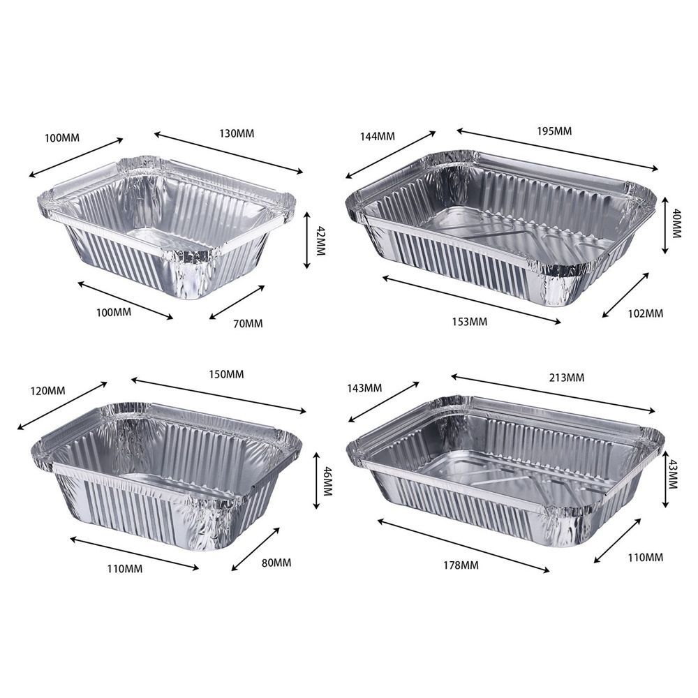 10 Unidades Contenedor de Alimentos de Papel de Aluminio Cuenco Desechable Papel para Freidora de Aire Cocinar Calentar Almacenar