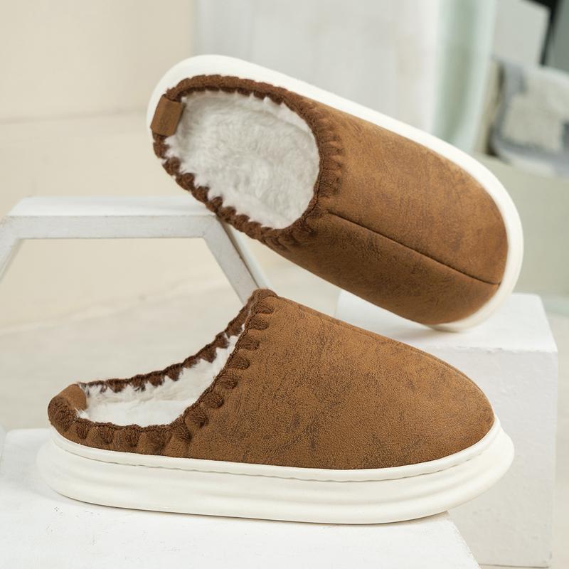 

Тапочки женские зимние теплые модные женские тапочки мягкая подошва женские домашние тапочки простые туфли для гостиной обувь женская 36-37 коричневый