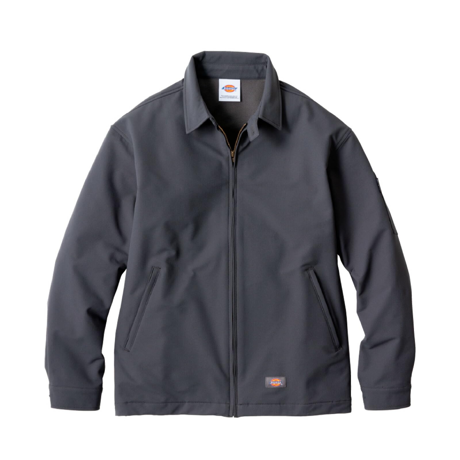 

Dickies D-7570 Long Sleeve Work Jacket, Stretch, Classic, Stylish, Men s and Women s, with CO-COS Pro Uni Sticker, Size 23. Charcoal, XXL