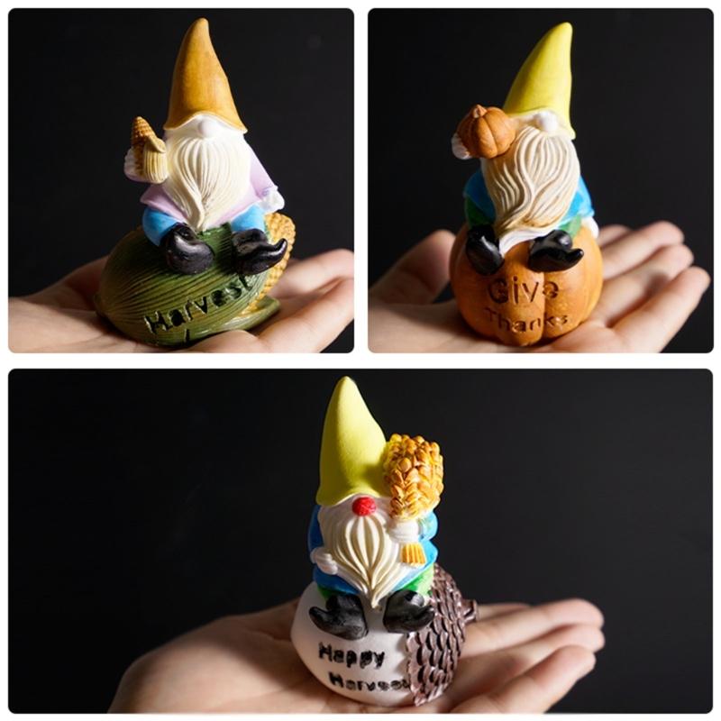 Flexible Resin Mold Dwarf Shape Ornament Molds Easy Releasing Silicone Texture for Epoxy Crafts Creative Wall Decoration