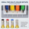 1/4Sets 3D Printer Filament Dryer Box Accessories PC4-M6 Pneumatic Straight Connector M6 Feed Fitting Coupler
