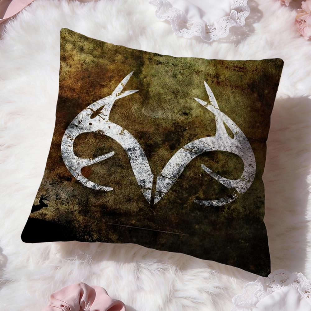 Cool R-Realtree Cushion Cover Premium Comfort Reversible Pillow Cove -Two In One Design for Any Room & Car Interior