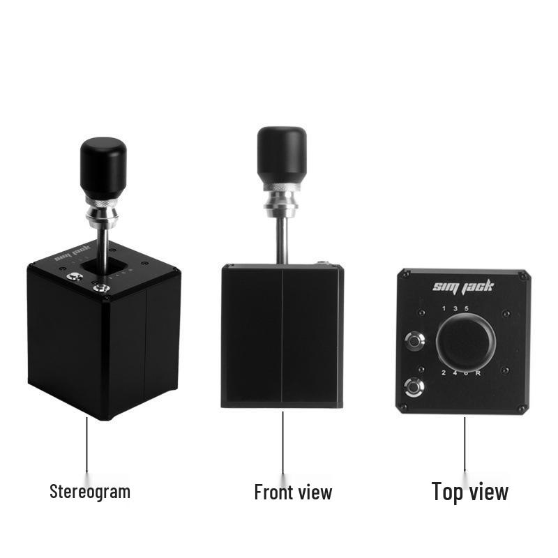 9SIM JACK Sim Racing H Gear: Compatible with Logitech G27, Thrustmaster, and Fanatec Shifters.