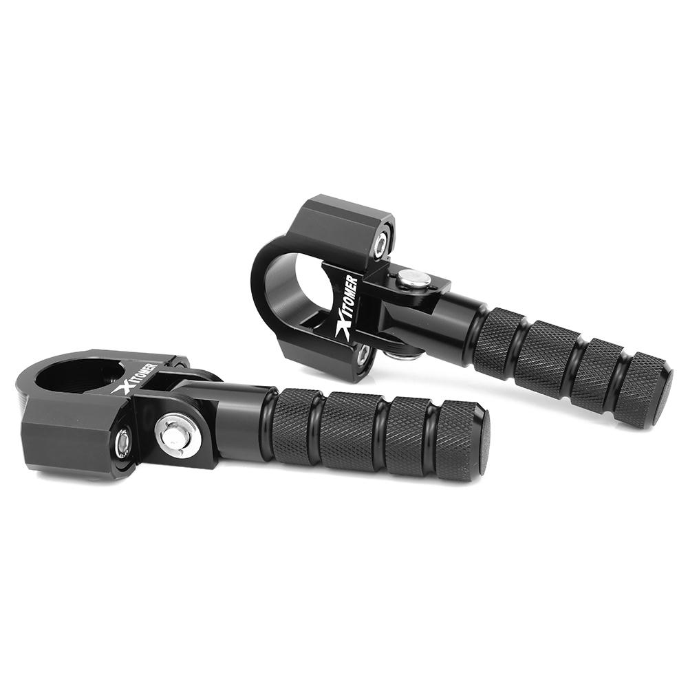 22mm 25mm 28mm Universal Motorcycle Highway Bar Footpegs Forward 7/8 1 1/8 inch Crash Bar Foot Pegs Rests For Most Models