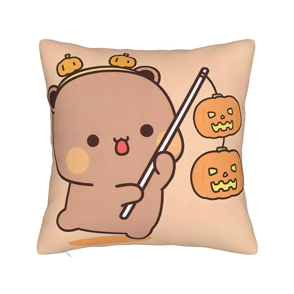 Bubu Dudu Halloween Pillow Case  Graphic Pillow Cover Vintage Pillowcases For Sofa Car Home Decor