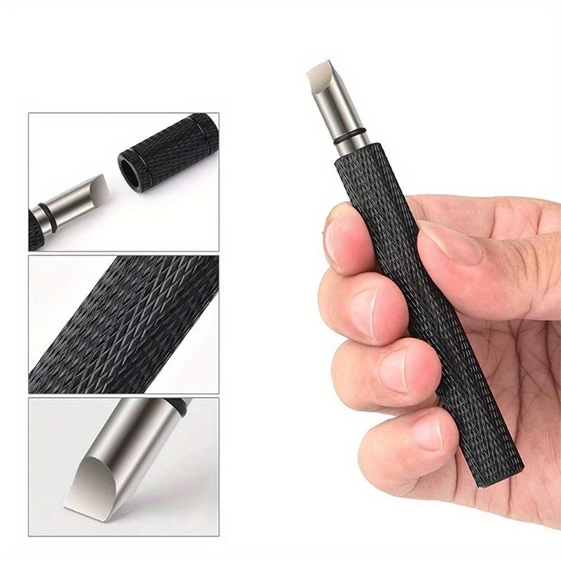 1 Stück Golfschläger Rillen Schärfwerkzeug Golf Rillen Schärfer Wedge Schläger U V Typ Quadratischer Regroover Klingen Reinigungswerkzeug Zubehör