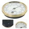 New Humidity Temperature Thermometer Workshops Gold + White Thermometer Hygrometer Warehouses For Houses Shopping Malls