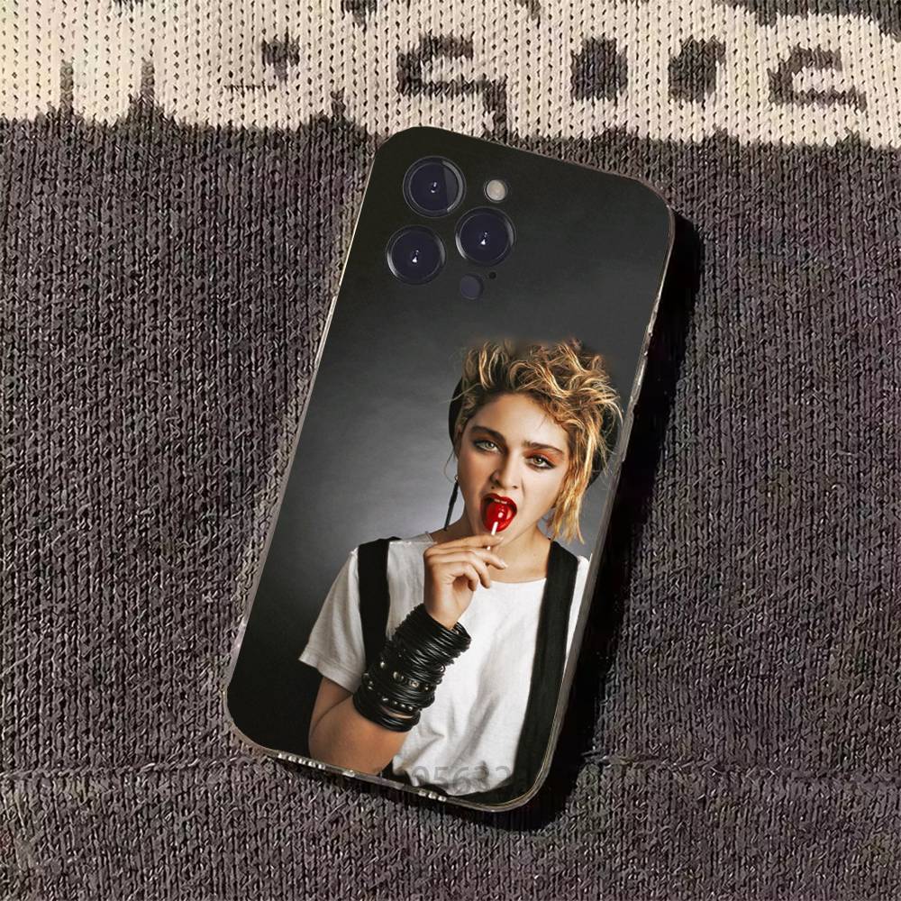 M-Madonna-S 80s Phone Cases For iPhone 17 16 15 14 13 12 11 Pro Max Plus Luxury Camera Protection Plastic