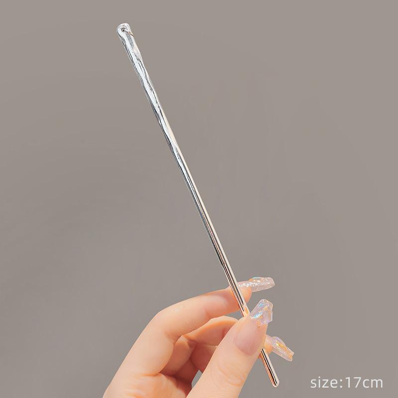 New Metal Hairpin Clips Minimalist Snake Shape Halloween Hair Sticks Chopstick  Jewelry Accessories Hairstyle for Women Gifts