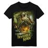 The Invisible Man T-Shirt Men Retro Sci-Fi Monster Graphic Short Sleeve Streetwear Loose Fit C