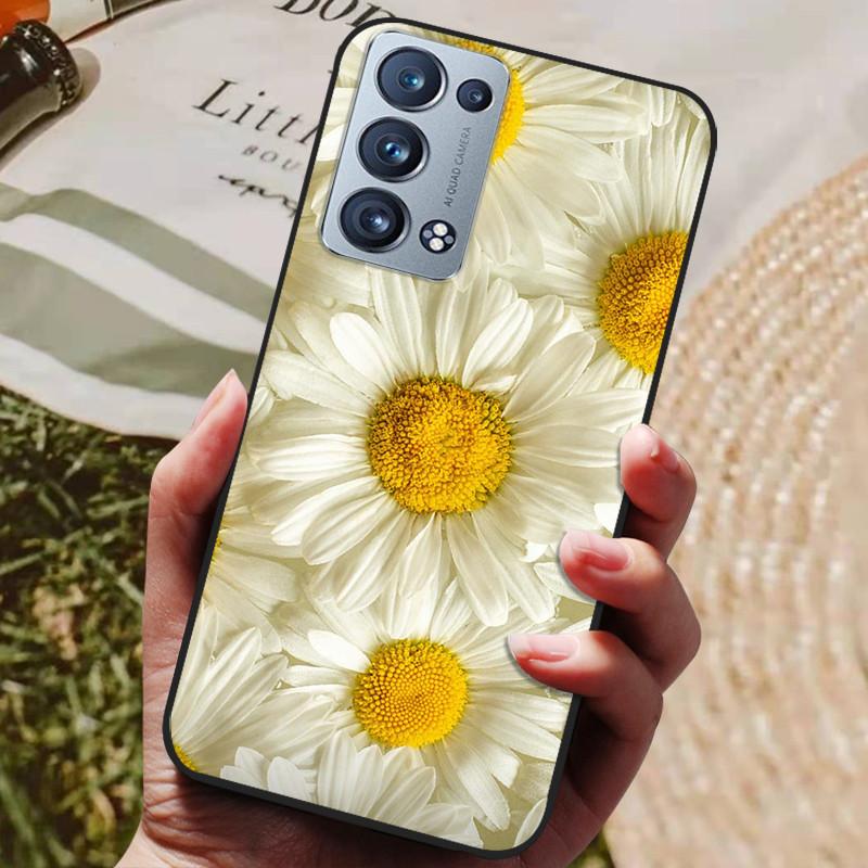 Für Oppo Reno 6 Pro 5G CPH2247 Hülle Silikon Rückseite Handyhülle Für Oppo Reno 6 Pro 5G CPH2249 Hüllen Reno6 Pro Weiche Stoßstange