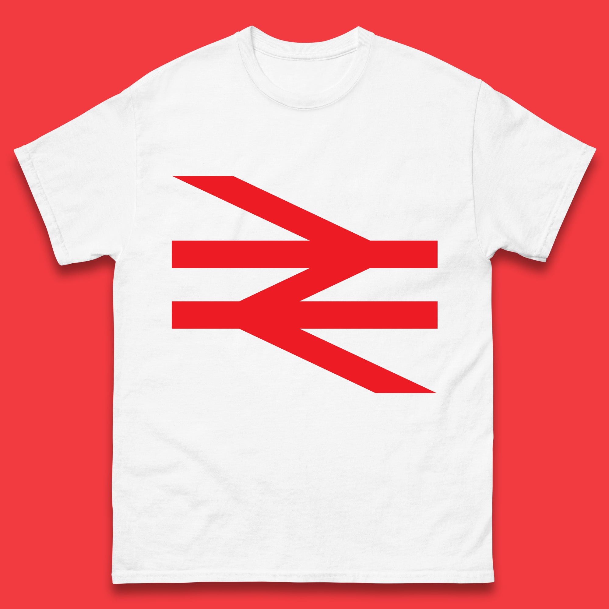 

British Rail Union Jack Logo Trains Trainspotter Train Nationalisation Britain Uk Labour Politics Mens Tee Top S