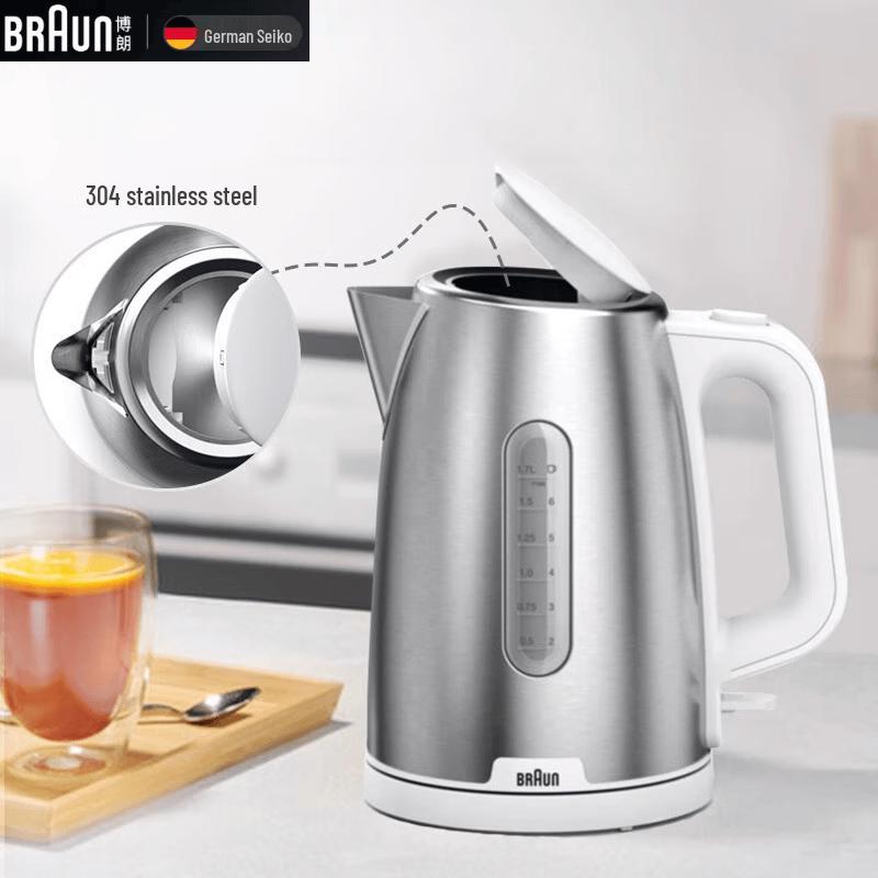 Электрический чайник Braun WK1500 с китайской вилкой (адаптер в комплекте)
