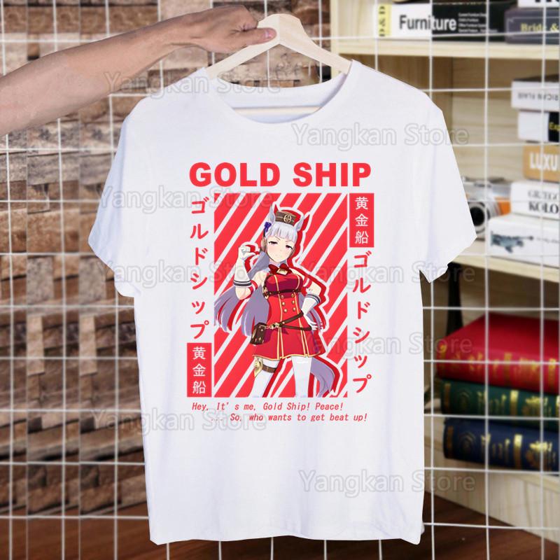 Uma Musume Pretty Derby Umamusume Men Short Sleeve Casual Men Tops Anime Cartoon T Shirt for Male Printed T Shirt Women Tees