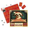 1000Pcs/Set Christmas Jigsaw Puzzle Advent Puzzle 2025 24 Days Educational Puzzle Xmas Countdown Calendar Decoration Holiday Party Gift
