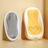 Foldable Baby Bath Seat - Non-Slip Pp Shower Net Support, Ergonomic Backrest Design, Easy-Clean Christmas Gift For Toddlers