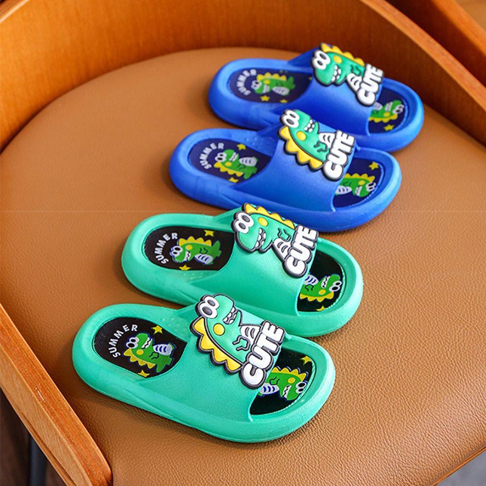 Anti Slip Cartoon Animal Slippers Cartoon Children's Bathroom Sandals Summer