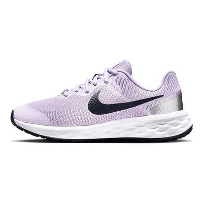 Revolution 6 GS Violet Frost Kinder Sneakers Paars Metallic-Zilver Levendig Paars DD1096-500