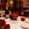 Valentine's Day Heart-Shaped Desktop Decoration Small Exquisite Size for Dining Table And Office Decor