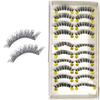 10 Pairs Handmade Fashion Natural Thick Long False Eyelashes Eye Lashes Makeup for Daily Life