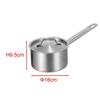 New Stainless Steel Sauce Pan Practical 1.3L/1.9L/2.8L Cooking Pot with Lid Milk Steamer Kitchen Supplies