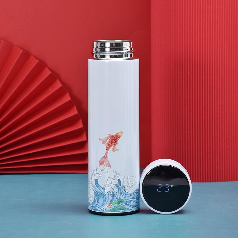 Gift Stainless Steel Smart Insulated Mug Double Vacuum Straight Mug Gift Mugs