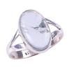Natural Aquamarine Gemstone Handmade 925 Solid Sterling Silver Ring Size 8 r8i23