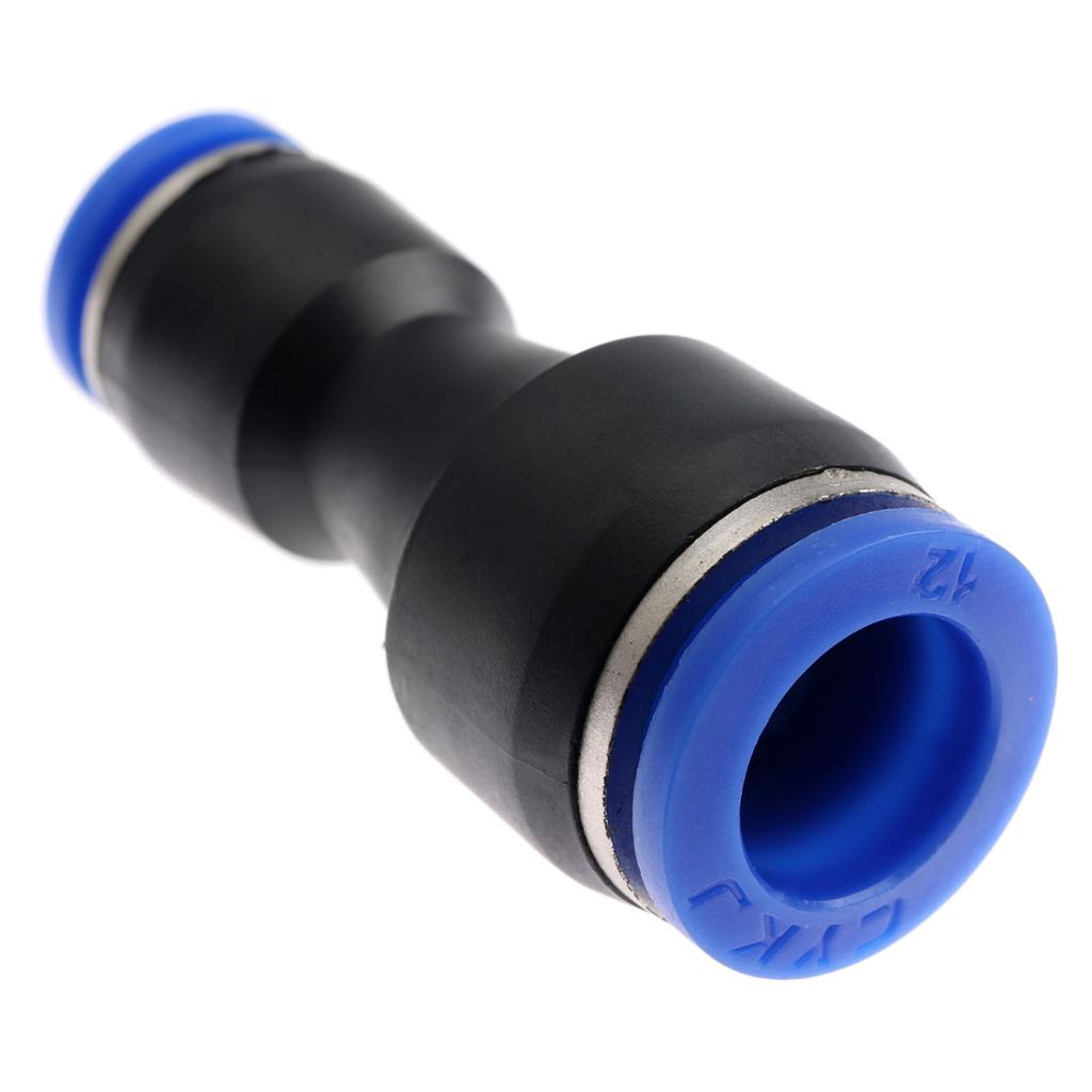1Pc Plastic Pneumatic Fittings Push in Straight Reducer Connectors Water Hose Quick Connect for Air/Vacuum Water Hose 2 Ways