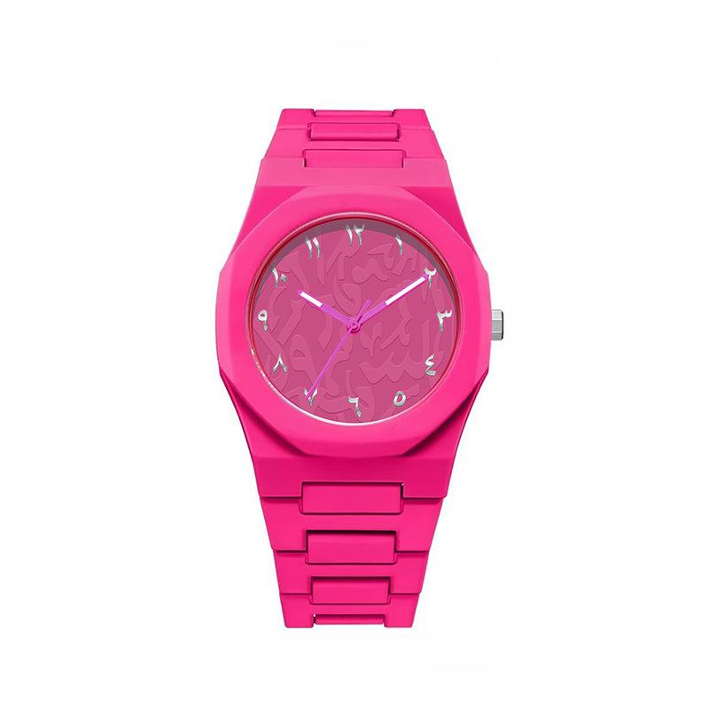 Middle Eastern popular sports watches for men and women dopamine quartz watches niche fashion waterproof stainless steel